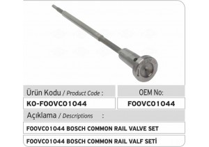 F00VC01044 Common Rail Valve Set