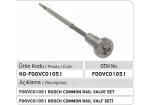 F00VC01051 Common Rail Valve Set