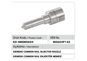 M0604P142 Siemens Enjektör Memesi