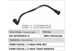3M519A322AG Ford Yakıt Borusu 1321894