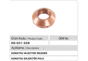 Komatsu Enjektör Pulu