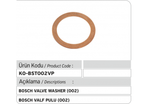 2410105002 Bosch Valf Pulu