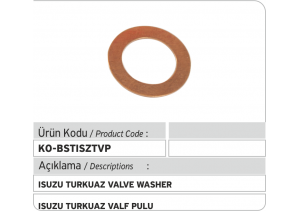 Isuzu Turkuaz Valf Pulu