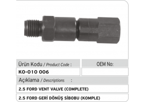 2.5 Ford Geri Dönüş Sibobu