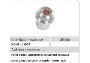 Ford Cargo Otomatik Tamir Takımı (tek)