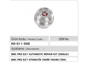 BMC Pro 827 Otomatik Tamir Takımı (tek)