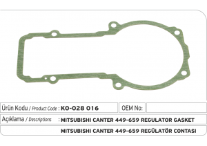 Mitsubishi Canter 449-659 Regülatör Contası