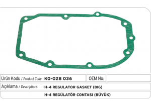 H-4 Regülatör Contası (büyük)