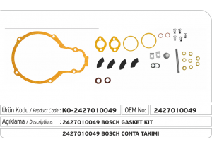 2427010049 Bosch Conta Takımı