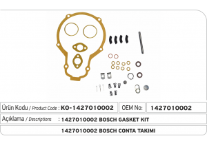 1427010002 Bosch Conta Takımı