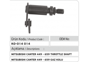 Mitsubishi Canter 449 - 659 Gaz Kolu