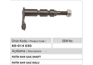 Fatih 849 Gaz Kolu