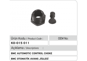 BMC Otomatik Avans Jiglesi