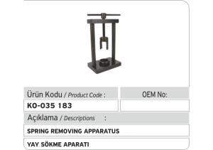 Yay Sökme Aparatı