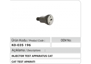 CAT Injector Test Adaptor