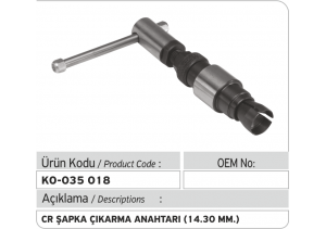 Bosch Common Rail Enjektör Şapka Çektirmesi (14.30 MM)