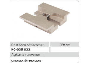 Bosch Common Rail Enjektör Mengenesi