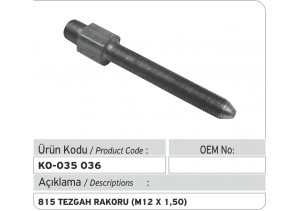 Bosch EPS 815 Tezgah Rakoru (M12 X 1,50)