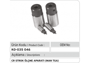 MAN TGA Tetikleme Strok Ölçme Aparatı