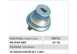 Common Rail Tezgah Kaplini (MJ 9 MM)