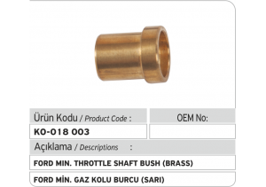 Ford Min. Gaz Kolu Burcu (pirinç)