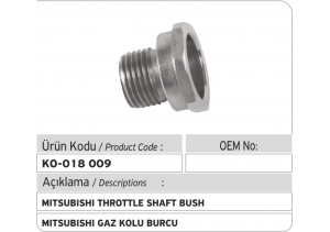 Mitsubishi Gaz Kolu Burcu 